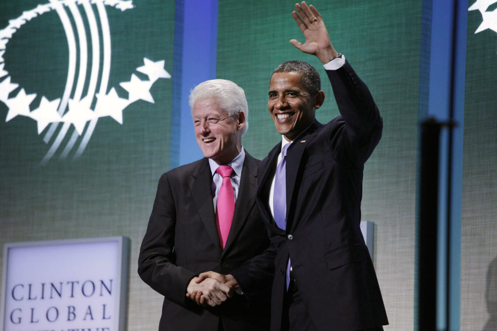 President Barack Obama delivers remarks at the Clinton Global Initiative at the Sheraton New York Hotel and Towers in New York, New York, Sept. 21, 2011. (Official White House Photo by Samantha Appleton)